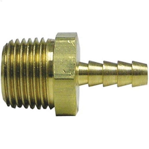 1\/4\" Barb x MIP Brass Adapter