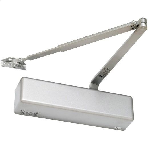 11-7\/8\" x 2-3\/8\" x 2\" Standard Aluminum Door Closer