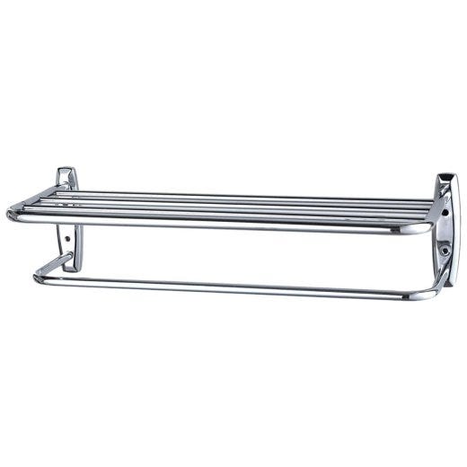 Porte-serviettes d'hôtel de-luxe chromé 24"