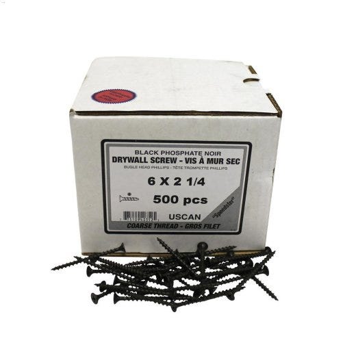 #6 x 2-1\/4\" Coarse Thread Drywall Screw