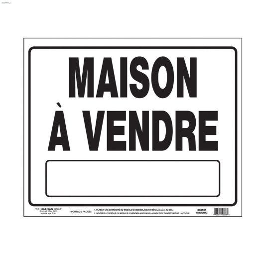 Maison \u00c0 Vendre Sign