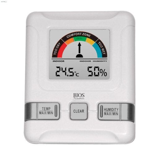 3\" x 4\" Contact Indoor Digital Hygrometer