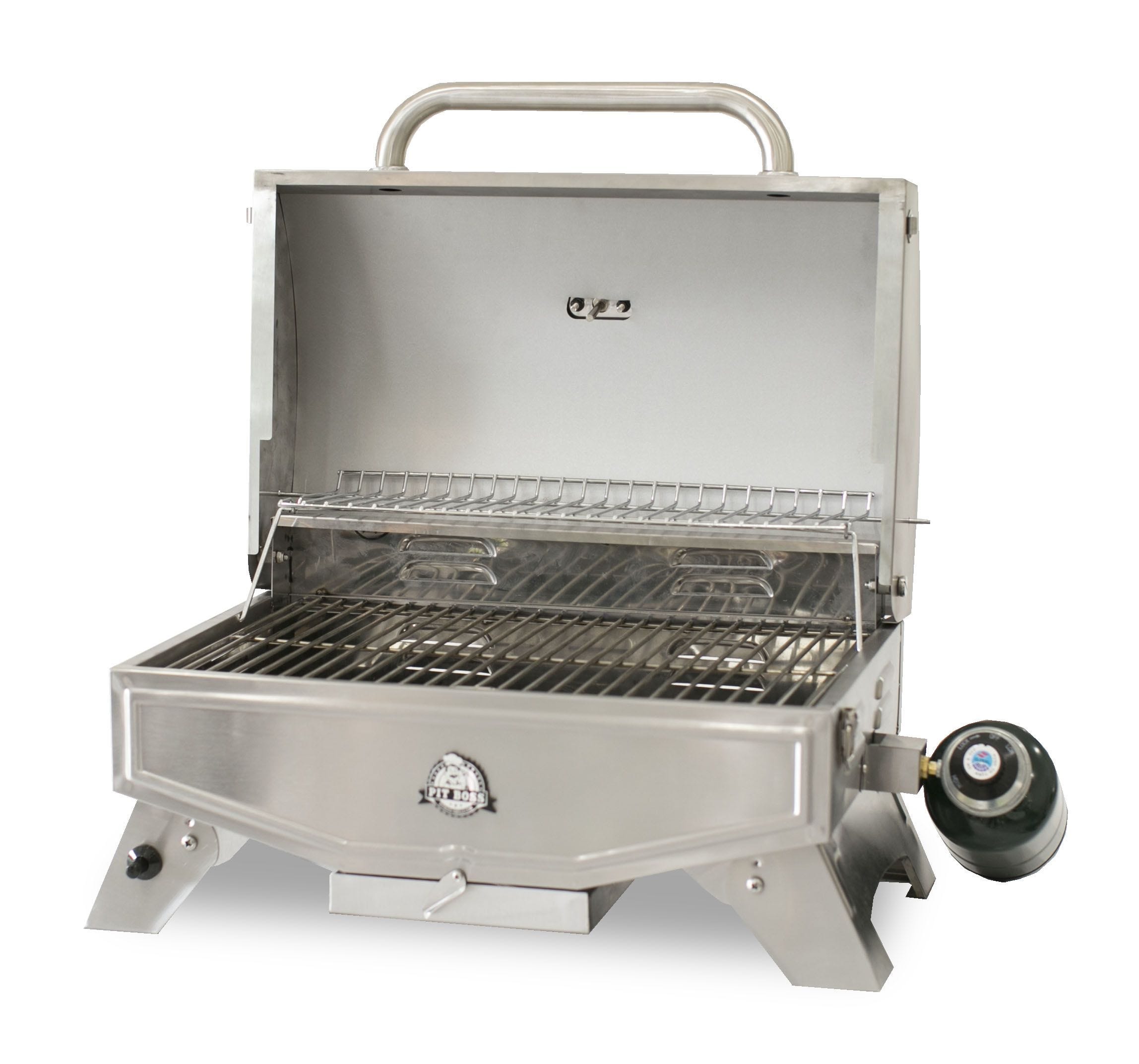 Pit Boss Stainless Steel One Burner Portable Gas Grill | Propane BBQs 