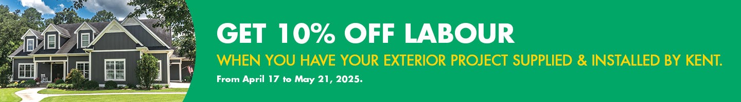 10% Labour Banner -Install Projects 10% Labour Banner -Install Projects Banner
