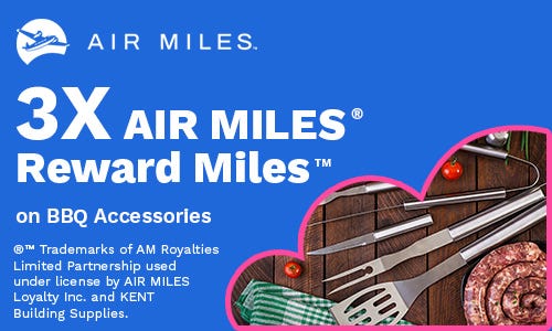 3X Miles on BBQ Accessories Banner