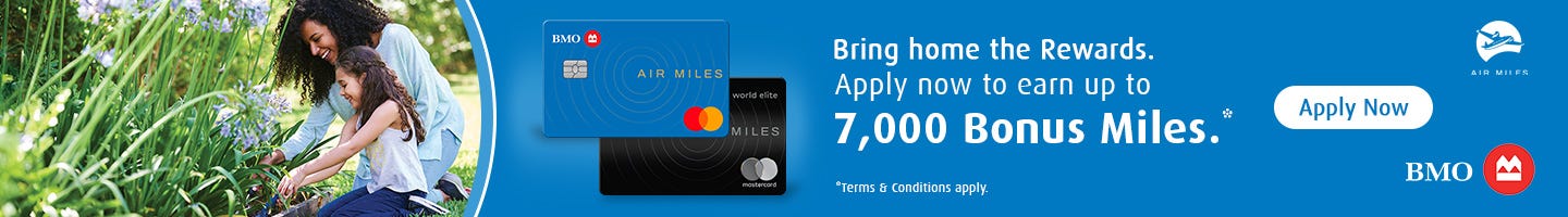 AirMiles BMO Offer Banner
