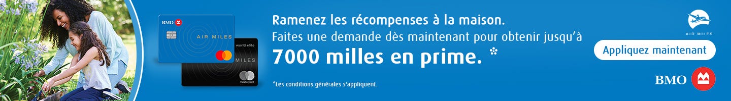 AirMiles BMO Offer Banner
