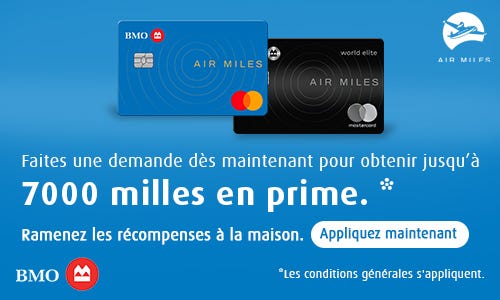 AirMiles BMO Offer Banner