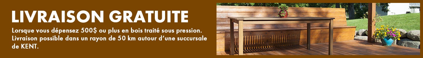 Livraison gratuite sur PT Banner