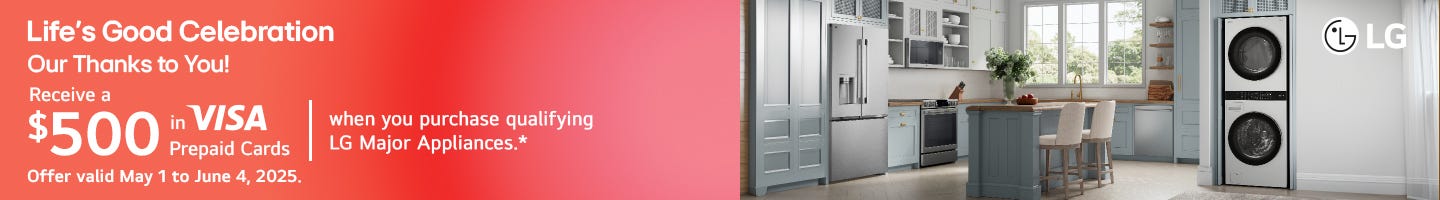 LG Visa Offer Banner