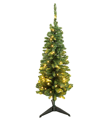 4' Slim Tree with 100 Energy-Saving LEDs image