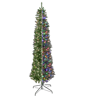 7' Pencil Pine Tree with 200 Dual LEDs image