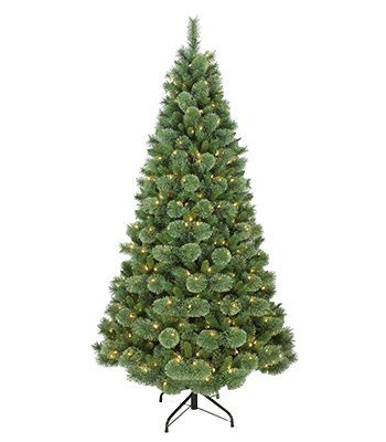 7.5' Ponderosa LED Tree with 500 Warm White Lights image