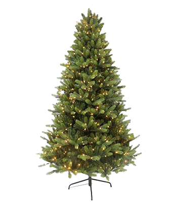 7.5' Rays Hill LED Feels Real Tree with 700 Warm White Lights image