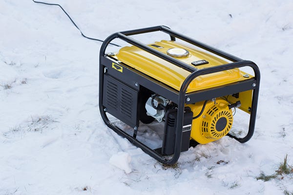 Be prepared with a generator!