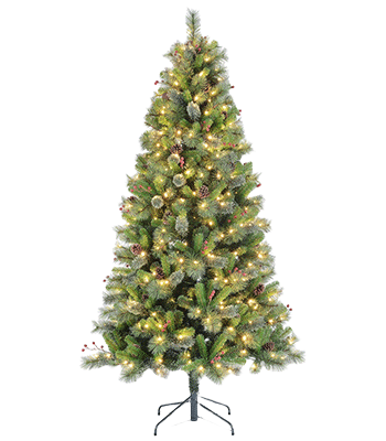 Sierra Deco LED Pine Tree with 400 Warm White Lights image