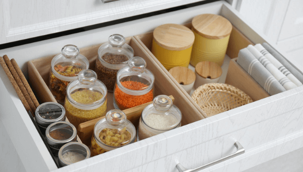 kitchen drawer storage