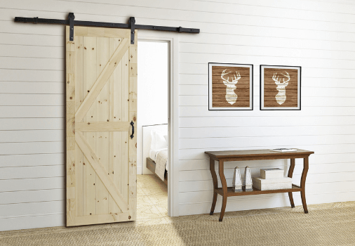 wooden barn door