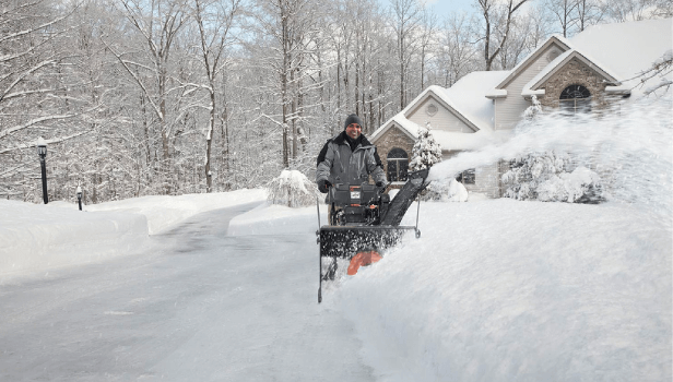 three stage snow thrower