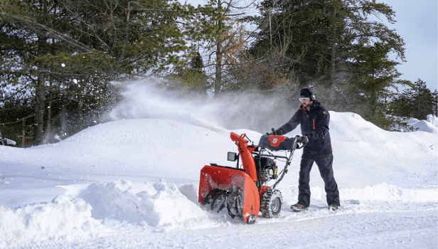 two-stage snow thrower