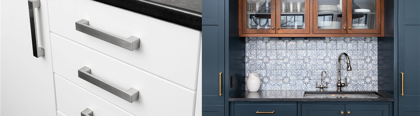 Modern kitchen showcasing vibrant blue cabinets and a functional sink Modern kitchen showcasing vibrant blue cabinets and a functional sink, ideal for culinary adventures.